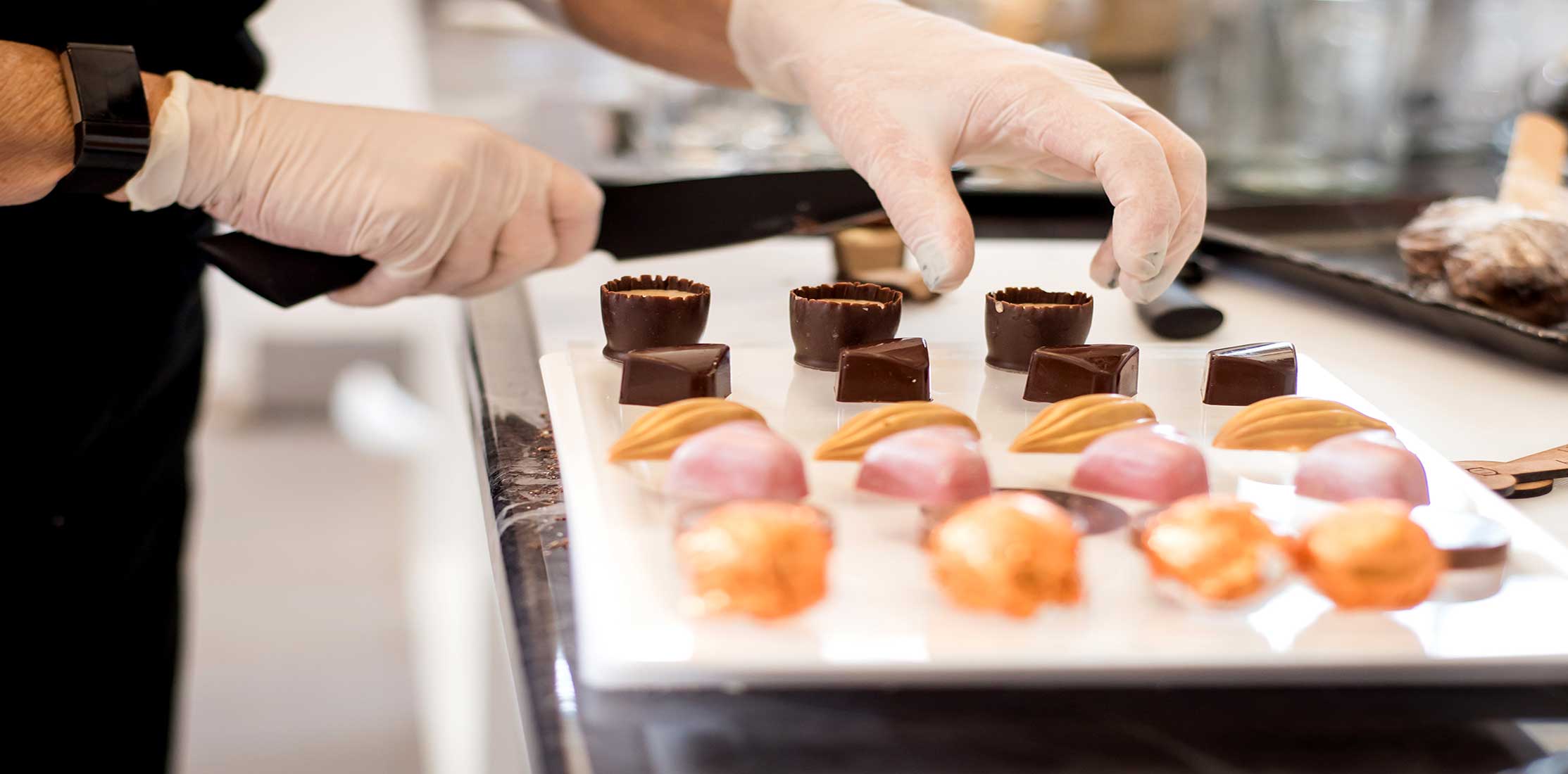 inside a chocolate factory