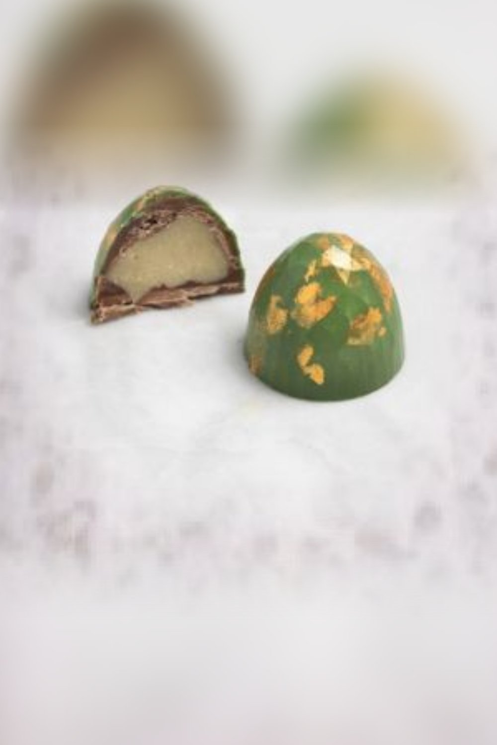 Hippolytas Diwali flavour pistachio handmade chocolate