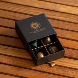 Hippolytas Diwali gift drawer 4 piece handmade chocolate